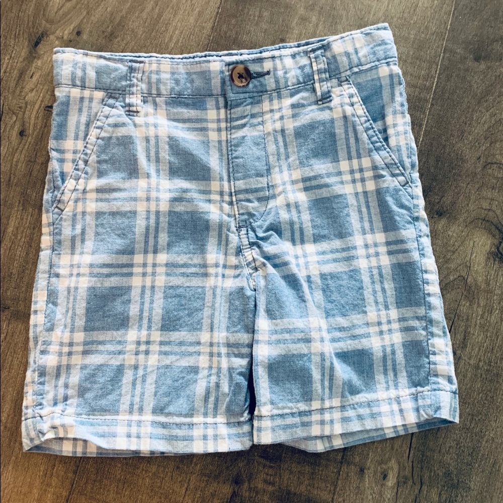 Boys baby B’gosh Shorts, Blue and White Size 4T